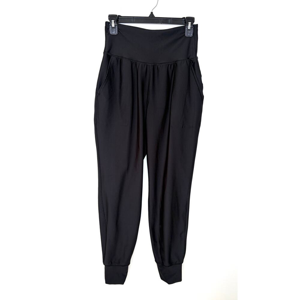 Old Navy Active Powersoft High Rise Jogger Sz M Black Gym Yoga Running Casual